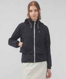 LANVIN SPORT(ランバン スポール)/レイヤード調ブルゾン【はっ水】/ネイビー