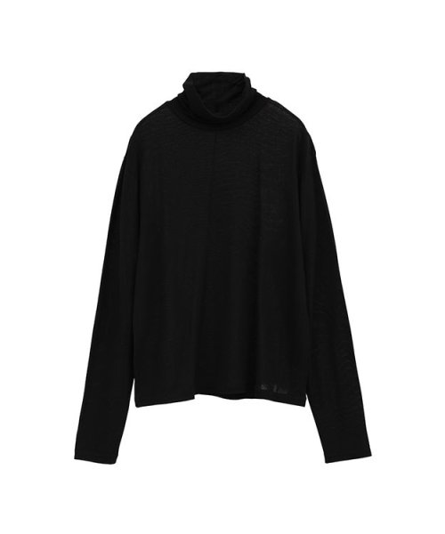 MANOF(マノフ)/Ca/Si TURTLE CUT TOPS/BLACK