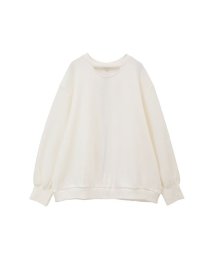 MANOF(マノフ)/MOON SLASH NECK SWEATS/WHITE