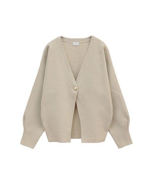 MANOF(マノフ)/COCOON CARDIGAN/IVORY