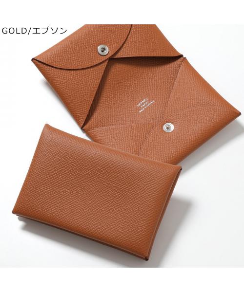 HERMES カードケース CALVI カルヴィ レザー パスケース (505822326