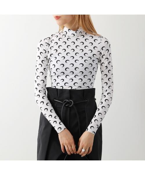 セール】Marine Serre カットソー WTO072 Second Skin Moon Top 
