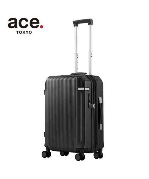 ace.TOKYO(トーキョーレーベル)/エース スーツケース 42L/50L Mサイズ 拡張 静音 ストッパー付き トーキョーレーベル ace.TOKYO 05172 キャリーケース キャリーバッグ/ブラック