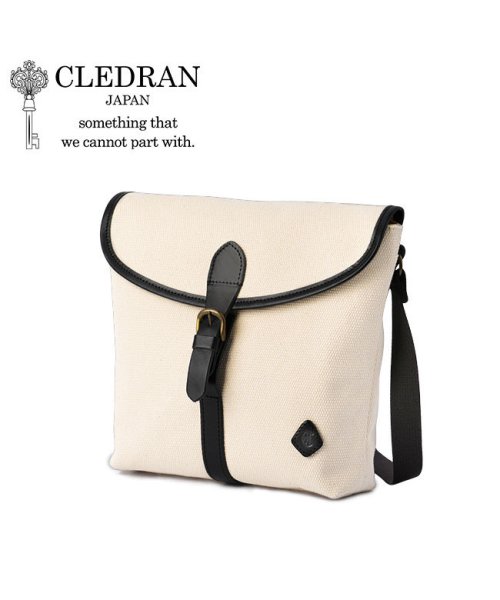 CLEDRAN(クレドラン)/クレドラン ショルダーバッグ レディース ブランド 斜めがけ 日本製 CLEDRAN CL3632/ナチュラル