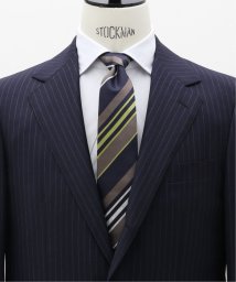 EDIFICE(エディフィス)/【FRANCO BASSI / フランコ バッシ】STRIPE TIE/ネイビーA