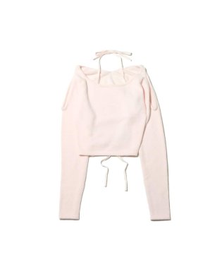 atmos pink/アトモスピンク バックレースアップ フェザーニット/505734719