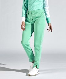 Munsingwear(マンシングウェア)/【ENVOY】吸汗ストレッチ裾スリット9分丈イージーパンツ/グリーン