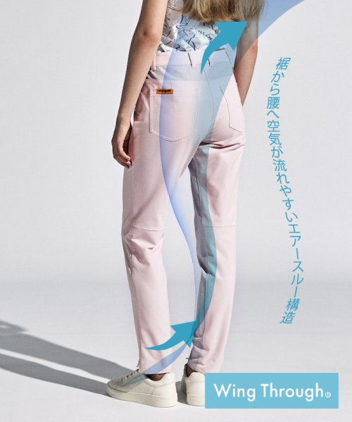 Munsingwear(マンシングウェア)/【ENVOY】ストレッチ インサイドメッシュ ウイングスルーパンツ/ピンク