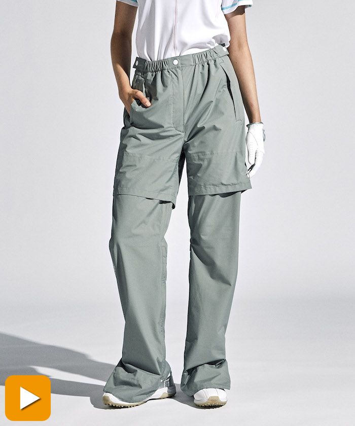 Munsingwear(ings) 【ENVOY】ナイロンストレッチタフタレインパンツ カーキ LL Munsingwear(ings) 【ENVOY】ナイロンストレッチタフタレインパンツ カーキ LL