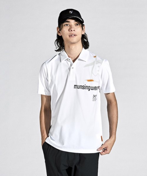 Munsingwear(マンシングウェア)/【ENVOY】SUNSCREENガゼットシャツ/ホワイト
