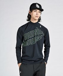 Munsingwear/【ENVOY】MOTION3D吸水ストレッチビッグロゴモックネック長袖シャツ/505803849