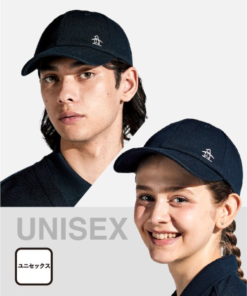 Munsingwear(マンシングウェア)/10YEARS POLO SHIRTS素材　ワンポイントキャップ/ネイビー