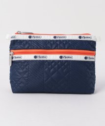 LeSportsac/COSMETIC CLUTCHセーターキルティングネイビー/505804605