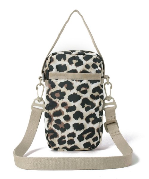 LeSportsac(LeSportsac)/MINI PHONE CROSSBODYフラクセンレオパード/ベージュ