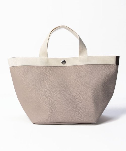 Herve Chapelier(エルベシャプリエ)/【Herve Chapelier】エルベシャプリエ　707GP　0909　レディース　TOTE BAG SIZE M　ブラック　40x22x20/ベージュアイボリー