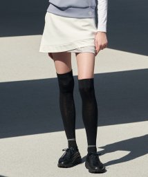 LANVIN SPORT(ランバン スポール)/アシンメトリーデザインスカート（総丈38cm）/ホワイト