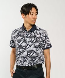 LANVIN SPORT/モノグラムプリント半袖ポロシャツ（ゴルフ/メンズ）/505817160