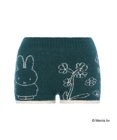 スロギー ミッフィーコラボ あったか ニットパンツ G062　お花とmiffy(