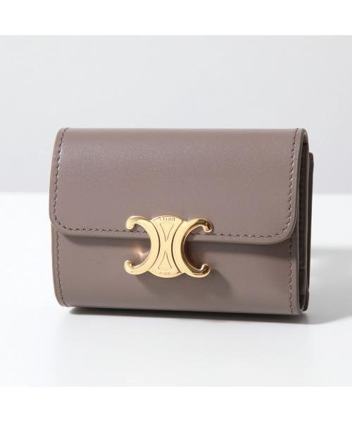 CELINE 三つ折り財布 10I653DPV Compact Wallet With Coin(505823792 