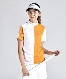 Munsingwear/【ENVOY】EXcDRYバイカラーハーフジップ半袖モックネックシャツ/505824345