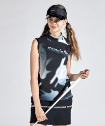 Munsingwear/【ENVOY】SUNSCREENペンギングラデーションプリントノースリーブシャツ/505824347