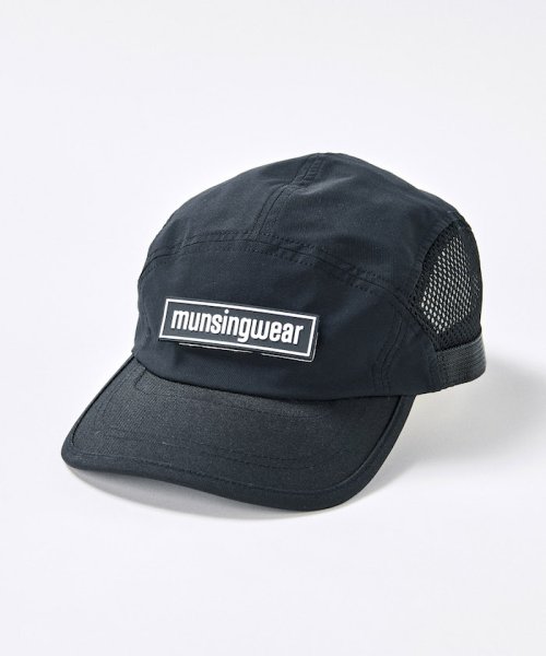 Munsingwear(マンシングウェア)/軽量通気　ドゴールキャップ/ブラック