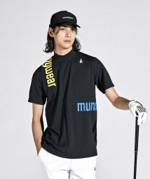 Munsingwear(マンシングウェア)/【ENVOY】吸水速乾ストレッチブロッキング半袖シャツ/ブラック