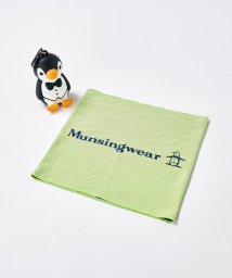 Munsingwear(マンシングウェア)/タオルホルダー付き　クーリングタオル/ライム