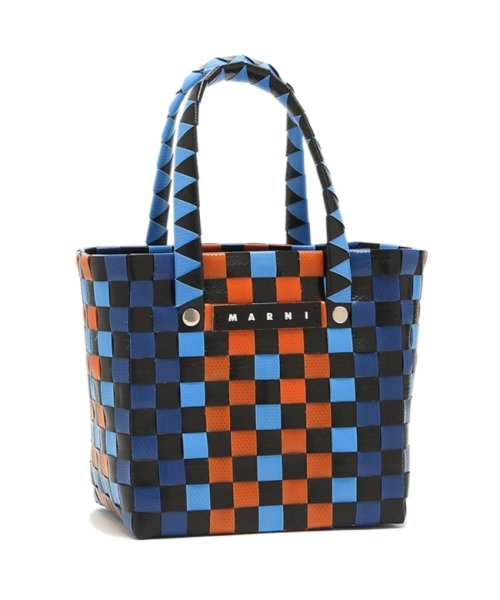 MARNI(マルニ)/マルニ ハンドバッグ かごバッグ バスケットバッグ キッズ カゴバッグ ミニバッグ ロゴ ブルー マルチカラー キッズ MARNI M00178 M00IW 0/その他