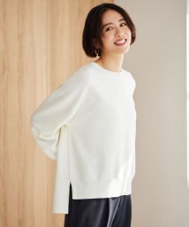 JIYU-KU(LARGE SIZE)(自由区（大きいサイズ）)/【WEB&一部店舗限定】スムージーカラー ニット/[WEB限定]オフ