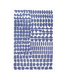 JULIA BOUTIQUE(ジュリアブティック)/10色ハングル文字シール/L00070/ブルー
