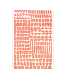 JULIA BOUTIQUE(ジュリアブティック)/10色ハングル文字シール/L00070/オレンジ