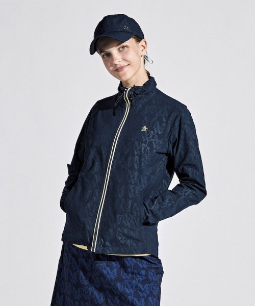 はっ水ストレッチモノグラムロゴエンボスブルゾン B1793152756(13750円)
