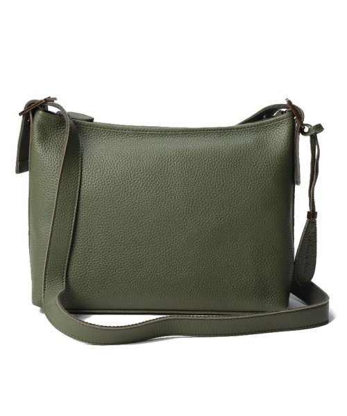 レザーショルダーバッグ 