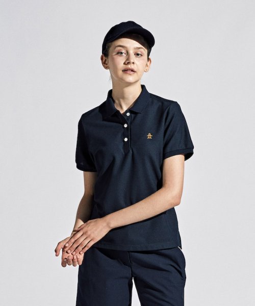 Munsingwear(マンシングウェア)/【岡本夏美着用】10 YEARS POLO SHIRTS 半袖シャツ/ネイビー