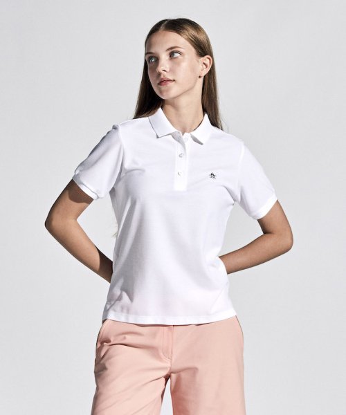 Munsingwear(マンシングウェア)/【岡本夏美着用】10 YEARS POLO SHIRTS 半袖シャツ/ホワイト