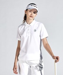 Munsingwear/10 YEARS POLO SHIRTS BIG LOGO ラグランスリーブ半袖シャツ/505824331