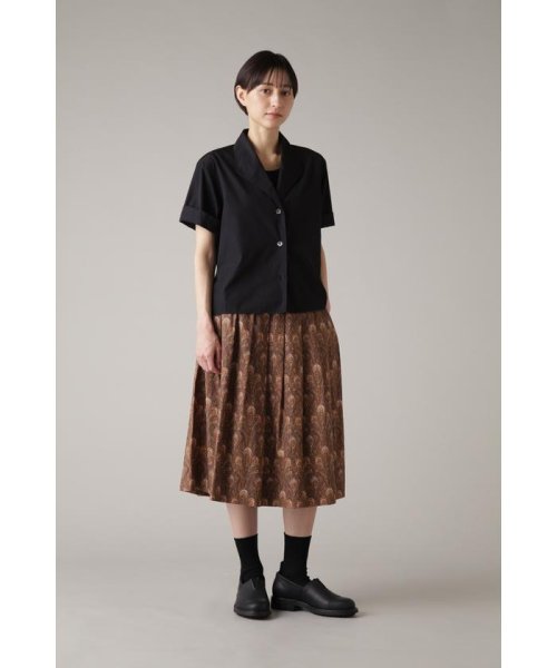 MARGARET HOWELL(マーガレット・ハウエル)/LIBERTY PRINT FABRIC/BROWN