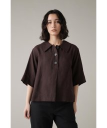 MARGARET HOWELL(マーガレット・ハウエル)/LINEN VOILE/DARKBROWN2