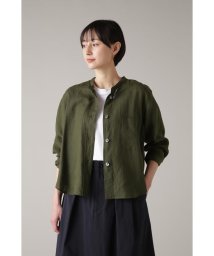 MARGARET HOWELL(マーガレット・ハウエル)/LINEN VOILE/OLIVE1