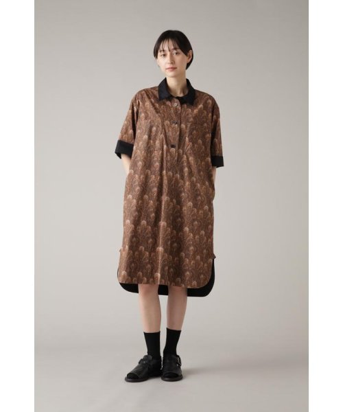 MARGARET HOWELL(マーガレット・ハウエル)/LIBERTY PRINT FABRIC/BROWN