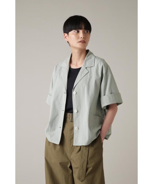 MHL.(エムエイチエル)/WASHED COTTON SHIRTING/MIDGREY2