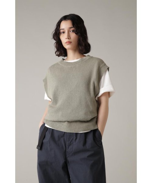 MHL.(エムエイチエル)/ROUGH COTTON LINEN/SAGE7