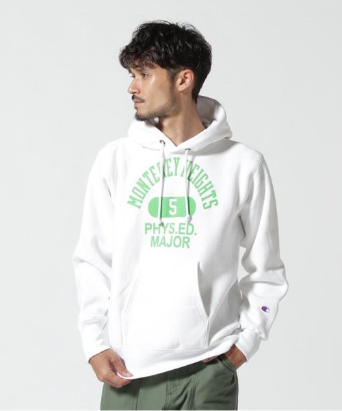 BEAVER(ビーバー)/Champion REVERSE WEAVE PULLOVER HOODED SWEATSHIRT/ホワイト