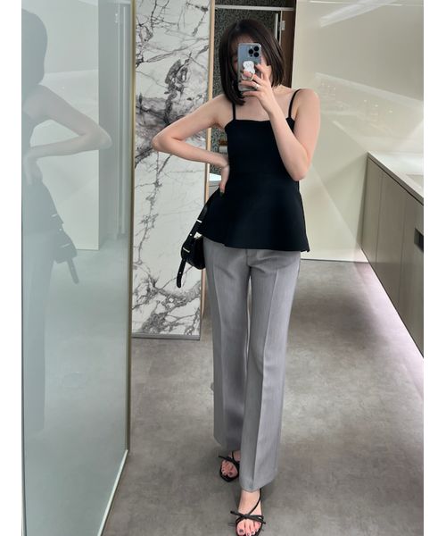 SNIDEL グレー サルエルパンツ グレー系｜パンツ｜SNIDEL(スナイデル)｜阪急百貨店公式通販