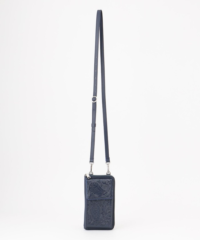 GRACECONTINENTAL LeatherMobileBag ネイビー F GRACECONTINENTAL LeatherMobileBag ネイビー F