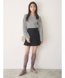 SNIDEL(スナイデル)/【WEB限定サイズあり】Sustainableプリーツスカショーパン/NVY