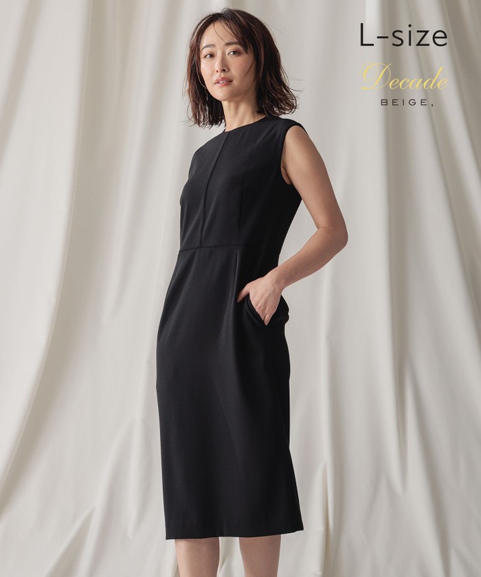 BEIGE 【L−size】CINDY / クルーネックドレス BLACK×BLACK 8 BEIGE 【L−size】CINDY / クルーネックドレス BLACK×BLACK 8