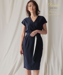 BEIGE，(ベイジ，)/【WEB＆一部店舗限定】CINDY / ラップドレス/NAVY×WHITE