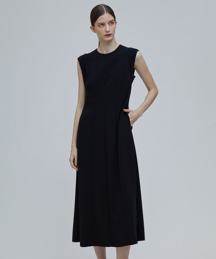 BEIGE SARAH / Aラインドレス BLACK 4 BEIGE SARAH / Aラインドレス BLACK 4